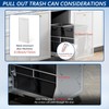 Insputer Dual Pull Out Trash Can Under Cabinet with Soft-Close
