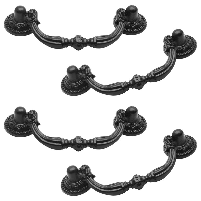 Kyuionty 4 Pack Bail Pull Handles 2.75 Inch Hole Center