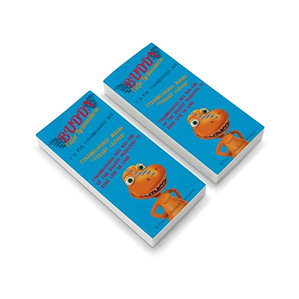 Dinosaur Train Buddy T is for Tyrannosaurus T-Rex Eraser Set