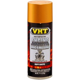 VHT SP404-6PK Engine Metallic High Heat Spray Paint – Gold Flake – 11 oz. Aerosol Can, 6-Pack