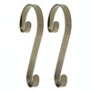 Haute Decor Stocking Scrolls Stocking Hanger - 2 Pack -