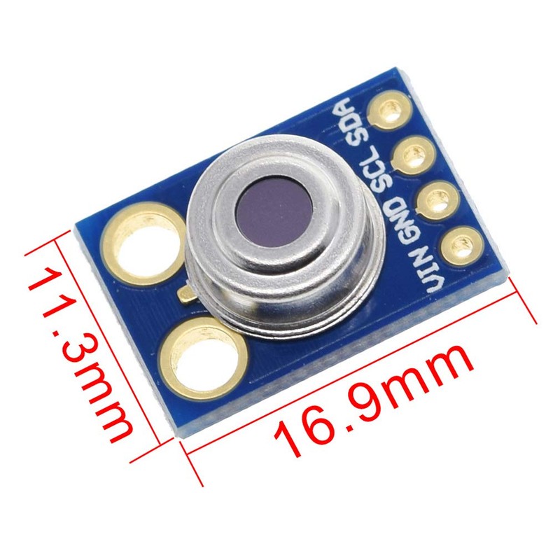 Hailege MLX90614 Arduino 51 MCU Non-Contact Infrared Temperature Sensor Module
