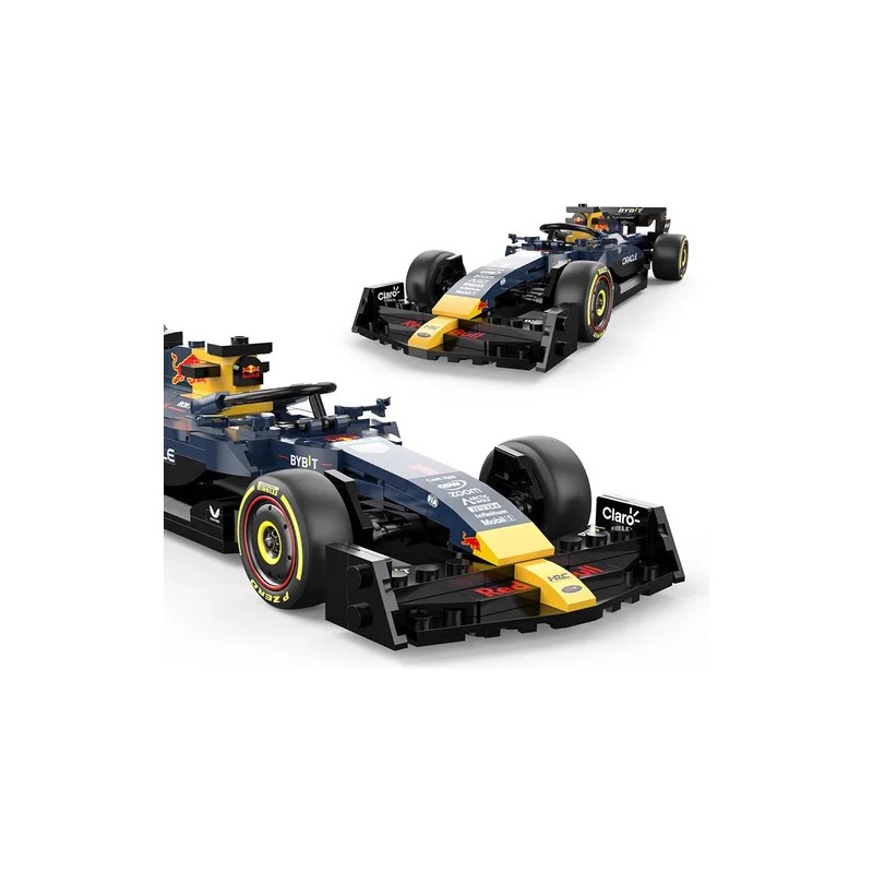 Juguetes De Bloques F1 Redbull Rb19 Checo Perez Escala 1/24