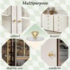 CcHhyyt 6 Pack Self-Adhesive Knobs for Cabinets Acrylic Diamond Shaped