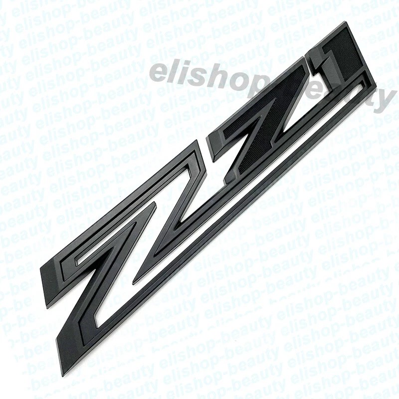 General Motors 2019-2023 Matte Black Silverado LTZ Z71 Emblem Nameplate
