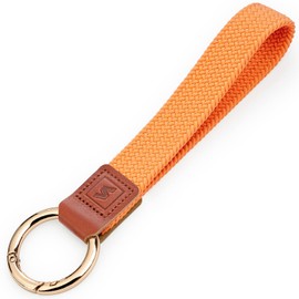 SENLLY Wrist Strap Lanyard, Original Stretchy Key Ring Lanyard, R103 Spicy Orange, casual, unique