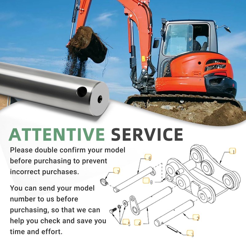 VORGENS Quick Attach Locking Pin, Fit for KUBOTA Excavators KX057