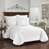 Historic Charleston King Charles Matelasse 13990020X026WHI Standard Sham, White