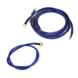 Modengzhe Car Grounding Wire Kit,5 PCS Universal PVC Grounding Wire System Kit,Car Earth Cable System Ground Automotive Applications