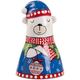 Egan Campanella Natalizia Simbolo Orso. Misura 6cmx9cm. La referenza è: 120037