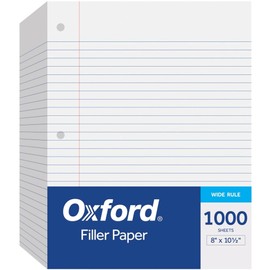 Oxford Loose Leaf Paper Wide Ruled - (Pack of 1000)