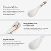 6 Pieces Japanese Retro Ceramics Soup Spoons Asian Soup Spoons