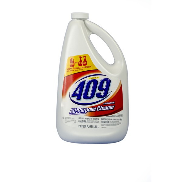 Clorox 00636 Formula 409 Antibacterial Kitchen All Purpose Cleaner Disinfectant, Regular, 64 Oz Refill