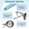 sourcing map 2pcs Cookie Scoops, Ice Cream Scoop with Trigger