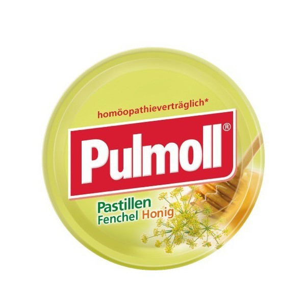 Pulmoll Lozenges with Honey & Fennel, 75g