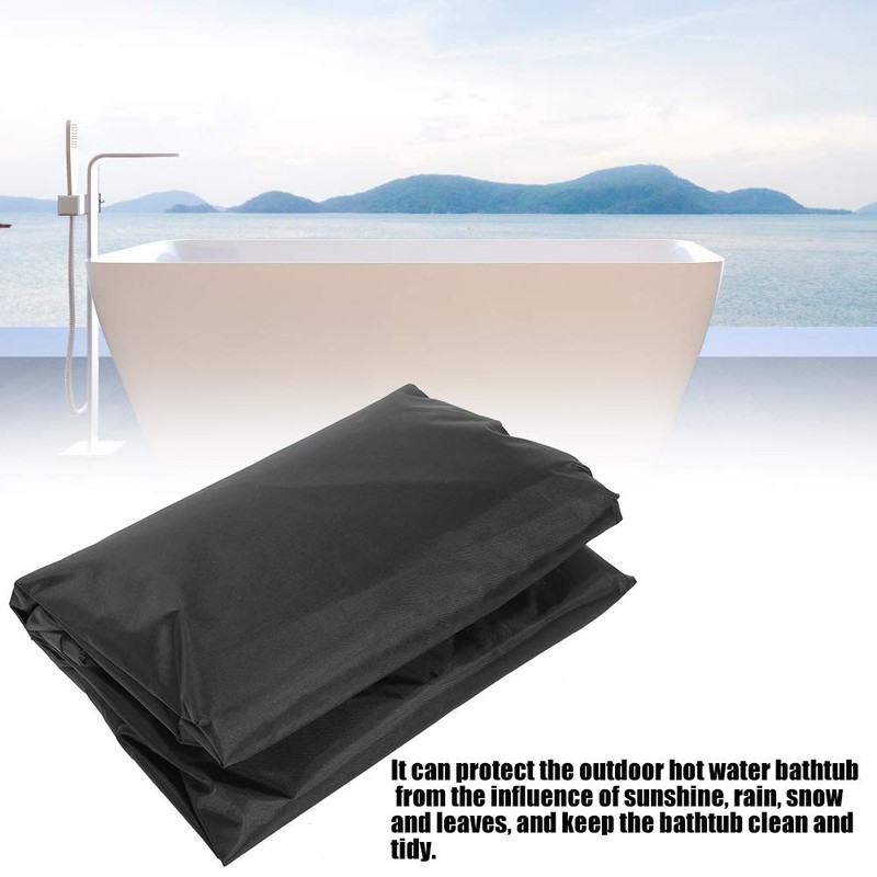 Hot Spring Cover, Outdoor Rainproof, Dustproof Bath Protection, Foldable Winter