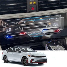 YEE PIN 2025 Jetta Screen Protector Climate Control Cover for 2025 VW Jetta S/Sport/SE/SEL/GLI Climate Control Display for 2025 VW Jetta Accessories Nano Clear Protective Film 2 Pack
