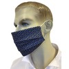 Freemasons Masonic Navy & Gold Square & Compasses Face Mask