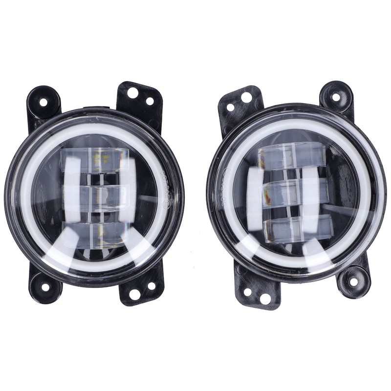 Angel Eyes Light 30W 3000LM LED Front Foglight 10‑30V Universal