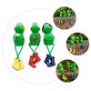 LABRIMP Resin Frog-Shaped Ornaments 3 Pack Decorative Craft Living Space