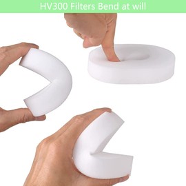 Laukowind for Shark HV301 HV302 Replacement Filters Rocket Ultra-Light Pet Corded Bagless Stick Vacuum Compatible HV290 HV300 HV301 HV302 HV303 HV305 HV307310 HV308 HV310 UV450 CS100 CS110