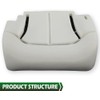 GRAND ORANGE Driver Side Bottom Seat Foam Cushion Compatible with