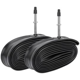 YunSCM 1 Pack 24" x 1.90/2.125 Butyl Rubber Bicycle Inner Tube 48mm American Valve Nozzle