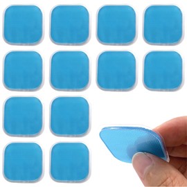 12 Pezzi Elettrodi Gel di Ricambio per EM 59 e EM 50, Pad Idrogel 40x40mm Autoadesivi per Elettrostimolatore TENS EMS, Alta Conducibilità e Delicati sulla Pelle