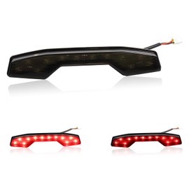 FACAILAHA ATV Smoked LED Tail Lights Assembly Brake Taillights Compatible with Suzuki LT-R450 QuadRacer 2006-2009