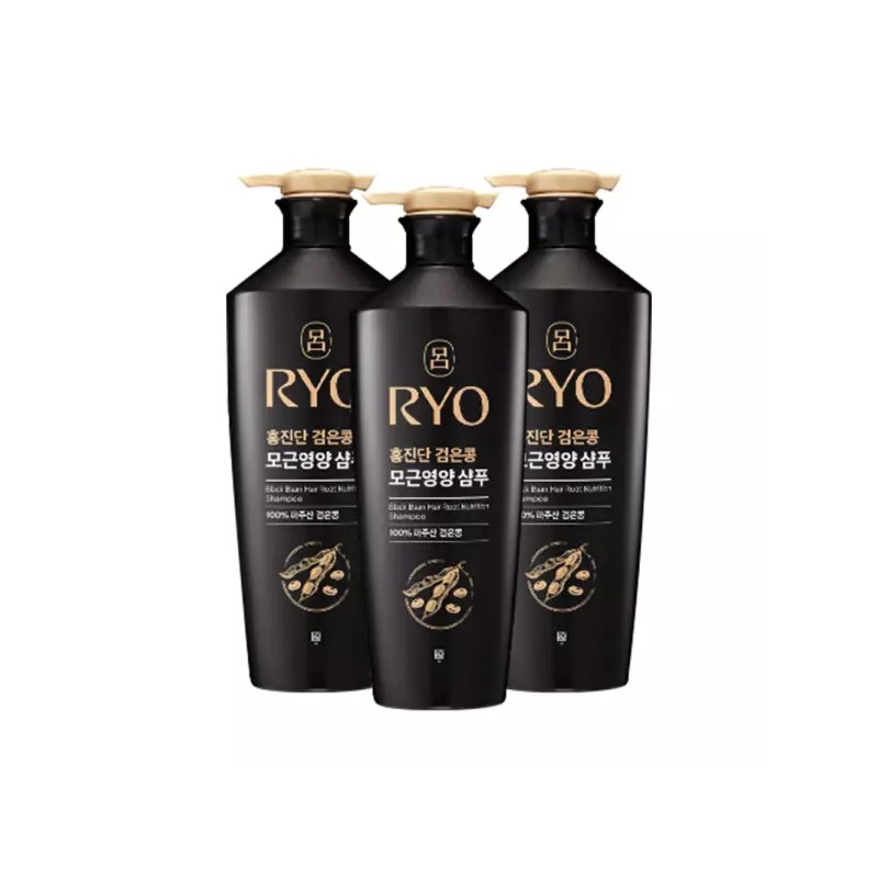 Hongjindan 려 홍진단 검은콩 두피강화 샴푸 820ml 3개 Ryeo Hongjindan