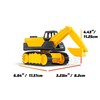 Basic Fun Tonka Mini Steel Classics Excavator - Steel Construction,