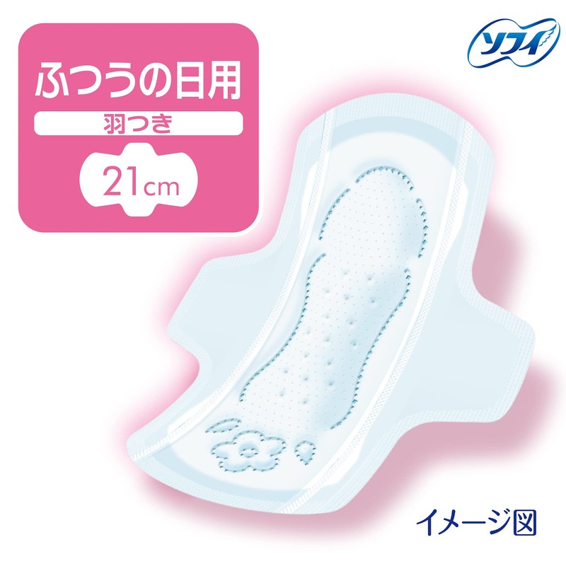 Sofy Body Fit Regular Daily Use, With Feathers, 80 Sheets