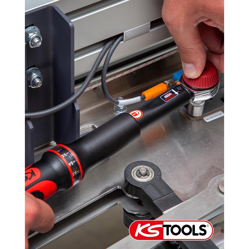 KS Tools 516.1412 1/4 "ERGOTORQUEprecision ratchet torque wrench knob, 1-25Nm