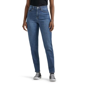 Lee Women's Legendary High Rise Mom Jean, Standout, 12