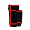 KH Takesonashii Two-tier Waist Bag, Black/Red