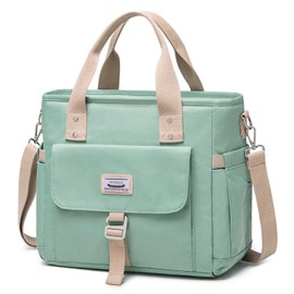 Weitars Insulated Lunch Bag for Men Women,Leak Proof Lunch Box for Work,Large Lunch Tote Bag With Removable Shoulder Strap with Side Pockets,Reusable Lunch Cooler Bag For Picnic Hiking