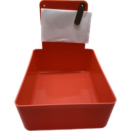 Dental Lab Pan Red 12/Box Quality Color Coded Organization