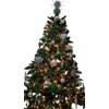 Simply Products Pack of 6-10cm Glitter Hanging Decoration, Snowflakes Christmas