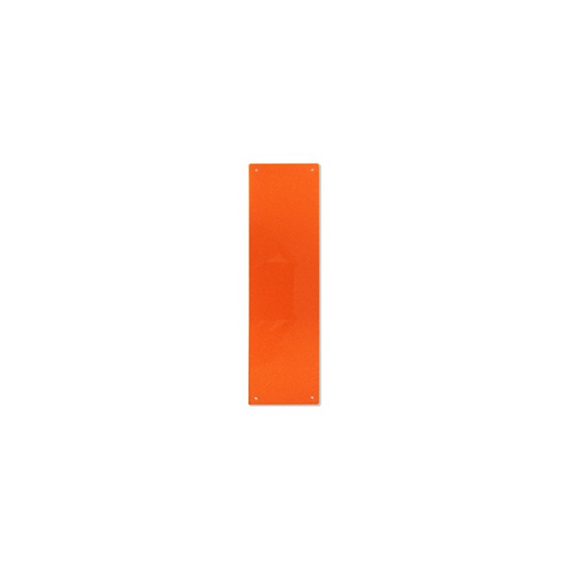 Focus Plastics DOOR FINGER PLATE- 11 COLOURS (Orange)