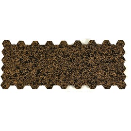 Harris Hardware 798-B1 Self Adhesive 3/8" Hexagonal Furniture Cork Bumper Pads 1/8" Thick, 100/Sleeve