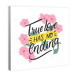 Edenpack Inspirational Quote Canvas Wall Art Motivational Quote Framed Prints Decor for Bedroom Kitchen Walls Office Hallway Woman Special Occasions Gift (Girl Power Design 6, 8''x8'')