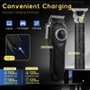 Hair Clippers for Men Cordless, 4-Piece Grooming Kit with LED