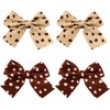 4 pcs 2.75 inch Bow Hair Clips Women Hair Clips