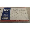 Bazic 100 Ct Ruled Index Cards 3" x 5" Ruled