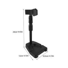 Kisangel Adjustable Desktop Microphone Stand with Table Clamp Rotating Mic Holder for Recording Streaming and Meetings Versatile Desk Mount for Various Microphones