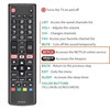 Universal Remote Control AKB75095307 for LG-TV-Remote, Compatible with LG UHD