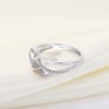 YL Celtic Knot Rings 925 Sterling Silver Twisted Knot Ring