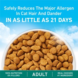 Purina ONE LiveClear Allergen-Reducing Cat Food Dry Formula with Real Chicken As The Number One Ingredient - 3 lb. Bag