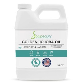 JOJOBA OIL 100 PURE RAW UNREFINED GOLDEN ORGANIC COLD PRESSED 4 OZ TO 1 GALLON