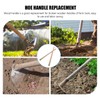 Hakidzel Hoe Wood Handle 2pcs Solid Wood Handle Replace Hammer